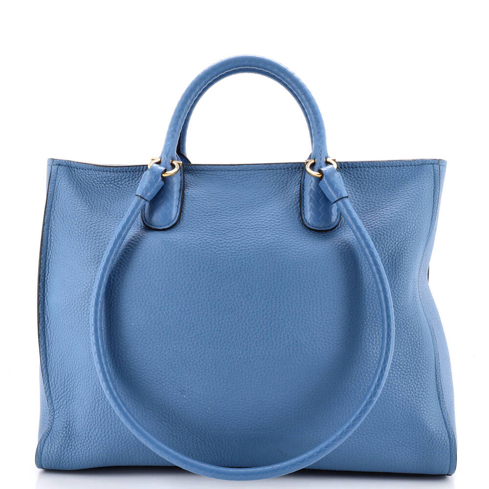 Salvatore Ferragamo Medium Gancio Braided Convertible Tote